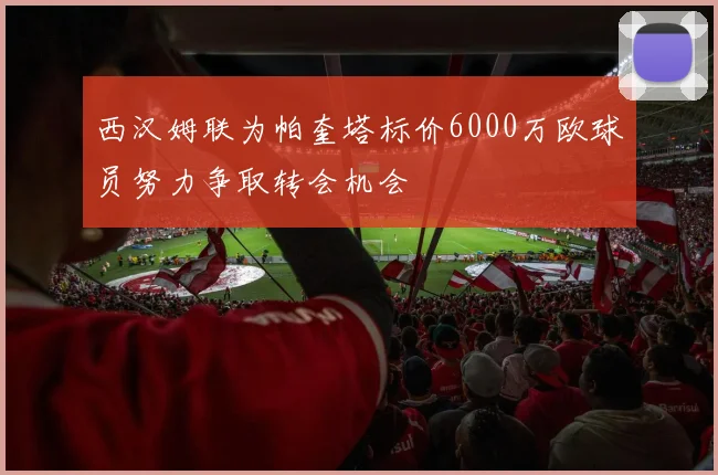 西汉姆联为帕奎塔标价6000万欧球员努力争取转会机会